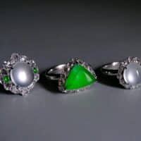 Icy Jadeite Ring, icy jadeite ring, 玻璃种, jade engagement rings with diamonds, icy jade engagement ring, white jade singapore, ice jade jewelry for sale, glassy jadeite, jadeite jade rings for sale, jade rings singapore, Gem Gardener