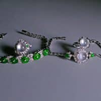 Icy Jadeite Ring, icy jadeite ring, 玻璃种, jade engagement rings with diamonds, icy jade engagement ring, white jade singapore, ice jade jewelry for sale, glassy jadeite, jadeite jade rings for sale, jade rings singapore, Gem Gardener