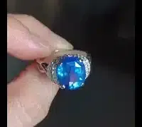 Cornflower Blue Sapphire Ring, unheated blue sapphire ring, intense cornflower blue sapphire, blue sapphire ring singapore, blue sapphire ring singapore price, unheated untreated blue sapphire, engagement ring singapore, Gem Gardener