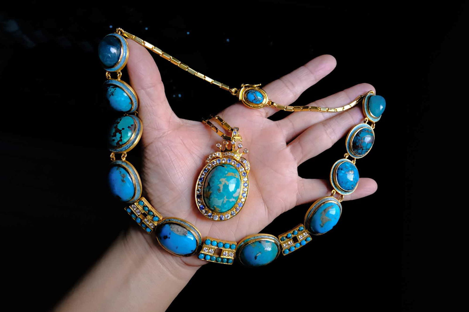 Persian Turquoise Jewelry, turquoise statement necklace chunky, antique turquoise jewellery, large turquoise necklace for sale, statement turquoise necklace, persian turquoise necklace buy, statement necklace singapore, Gem Gardener
