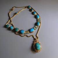 Persian Turquoise Jewelry, turquoise statement necklace chunky, antique turquoise jewellery, large turquoise necklace for sale, statement turquoise necklace, persian turquoise necklace buy, statement necklace singapore, Gem Gardener