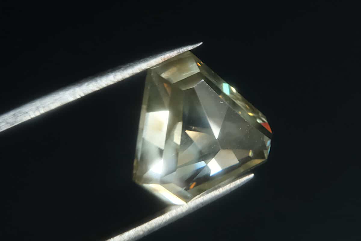 big diamond triangle, light yellow diamond, pale yellow diamond ring, light yellow diamond price, loose triangle diamond, large triangle diamond ring, yellow triangle diamond, big diamond stone ring, loose diamond singapore, Gem Gardener