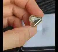 fancy yellow triangle diamond video