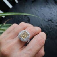 Fancy Brownish Yellow Diamond, fancy yellow diamond ring for sale, 4 carat yellow diamond price, fancy color diamonds rings, fancy yellow diamond ring, fancy diamond rings for women, fancy diamond singapore, yellow diamond ring singapore, Gem Gardener