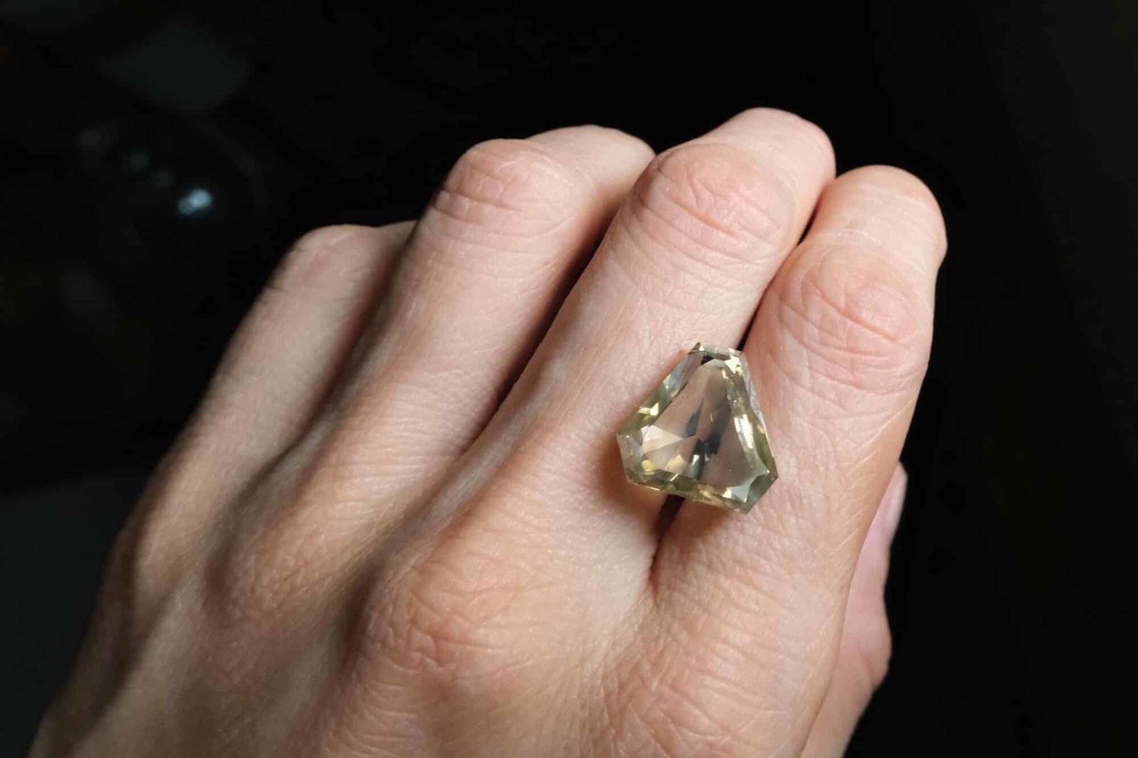 big diamond triangle, light yellow diamond, pale yellow diamond ring, light yellow diamond price, loose triangle diamond, large triangle diamond ring, yellow triangle diamond, big diamond stone ring, loose diamond singapore, Gem Gardener