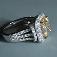 Fancy Brownish Yellow Diamond, fancy yellow diamond ring for sale, 4 carat yellow diamond price, fancy color diamonds rings, fancy yellow diamond ring, fancy diamond rings for women, fancy diamond singapore, yellow diamond ring singapore, Gem Gardener
