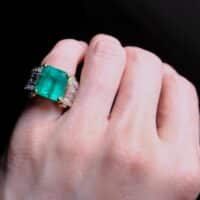 Colombian Emerald Mens Ring, mens art deco emerald ring, art deco emerald rings for sale, art deco emerald ring vintage, vintage emerald rings for sale, vintage emerald rings art deco, vivid green emerald ring, high end emerald ring, high quality emerald ring, emerald ring singapore, Gem Gardener