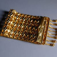 Peranakan Gold Bracelet, antique peranakan jewellery, vintage peranakan jewellery, intricate gold bracelet, wide gold bracelets for sale, vintage gold bracelets for sale, antique gold bracelets for women, peranakan jewellery singapore. Gem Gardener