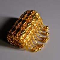 Peranakan Gold Bracelet, antique peranakan jewellery, vintage peranakan jewellery, intricate gold bracelet, wide gold bracelets for sale, vintage gold bracelets for sale, antique gold bracelets for women, peranakan jewellery singapore. Gem Gardener