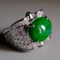 art deco jade ring, mens art deco rings, men jade ring singapore, mens jade ring, vintage mens jade ring, jade mens ring white gold, jade ring singapore, Gem Gardener