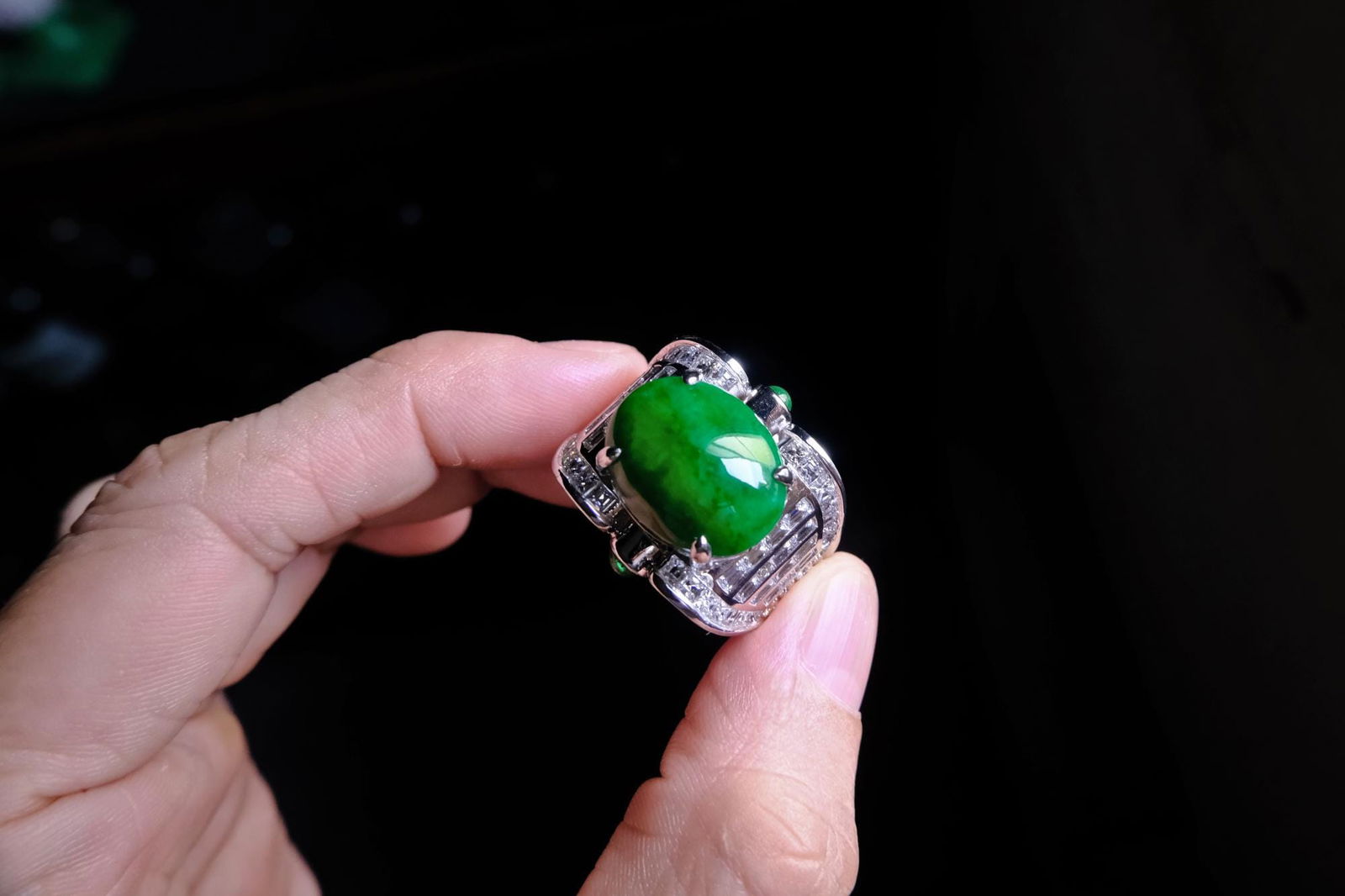 art deco jade ring, mens art deco rings, men jade ring singapore, mens jade ring, vintage mens jade ring, jade mens ring white gold, jade ring singapore, Gem Gardener