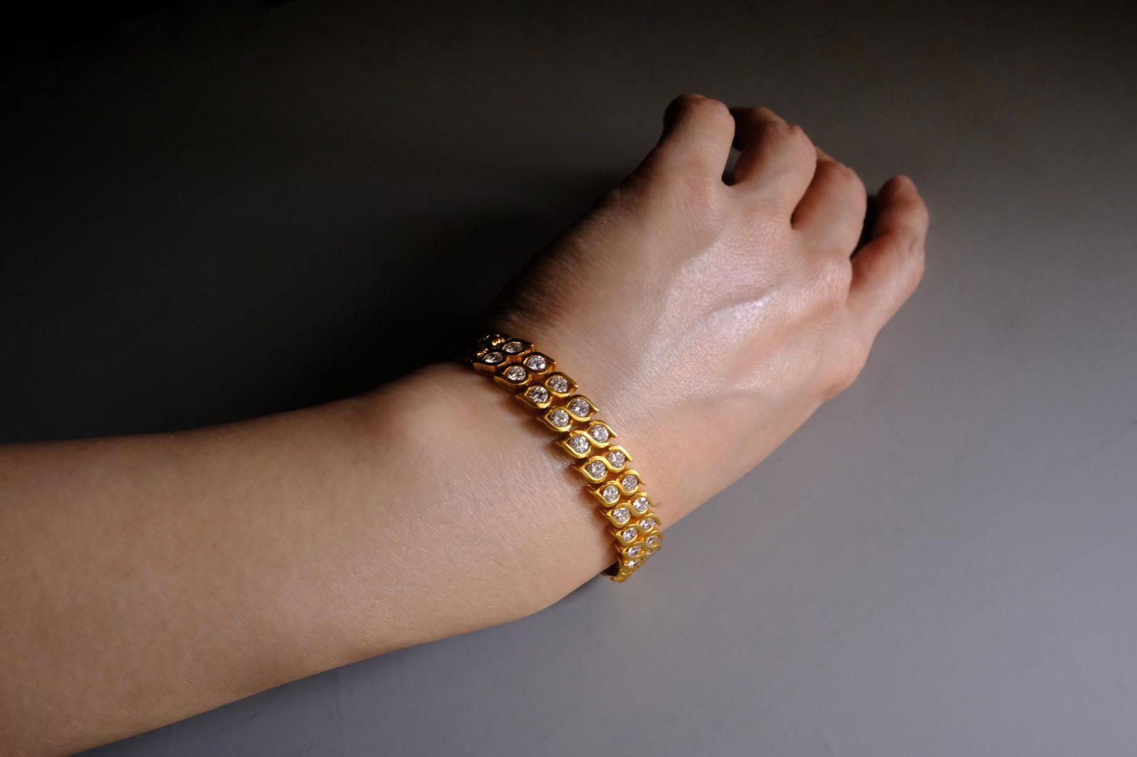 vintage diamond bracelet, antique diamond bracelet, antique diamond bracelets for sale, vintage diamond link bracelet, peranakan gold bracelet, antique peranakan jewellery, vintage peranakan jewellery, peranakan jewellery singapore, Gem Gardener
