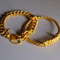 antique 24k gold jewelry, vintage 24k gold jewelry, antique gold bangles for women, 24k gold bangle bracelet, 19th century jewelry, antique gold jewellery singapore, Gem Gardener