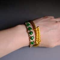 antique 24k gold jewelry, vintage 24k gold jewelry, antique gold bangles for women, 24k gold bangle bracelet, 19th century jewelry, antique gold jewellery singapore, Gem Gardener