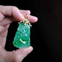 Vintage Carved Jade Pendant,carved jade pendant necklace, carved jade and diamond pendant, carved jade pendants for sale, antique carved jade, antique jade jewelry for sale, antique jade jewellery, Gem Gardener