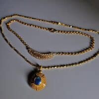 long gold rope twist chain necklace, long heavy gold chain, twist gold chain necklace, twist gold chain men, vintage 24k gold chain, vintage gold chain necklace, Gem Gardener