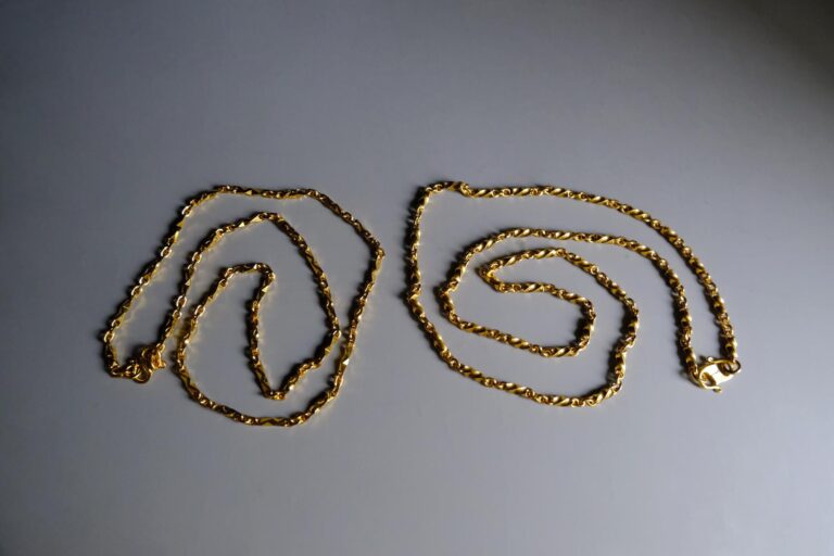 long gold rope twist chain necklace, long heavy gold chain, twist gold chain necklace, twist gold chain men, vintage 24k gold chain, vintage gold chain necklace, Gem Gardener