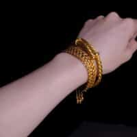 antique 24k gold jewelry, vintage 24k gold jewelry, antique gold bangles for women, 24k gold bangle bracelet, 19th century jewelry, antique gold jewellery singapore, Gem Gardener