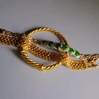 antique 24k gold jewelry, vintage 24k gold jewelry, antique gold bangles for women, 24k gold bangle bracelet, 19th century jewelry, antique gold jewellery singapore, Gem Gardener