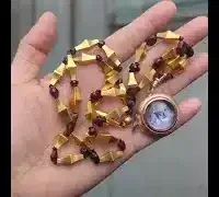 edward gorey cat crystal locket 18k rose gold video