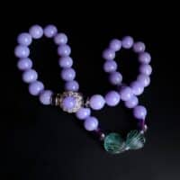 lavender jade bead necklace, purple jade bead necklace, art deco jade necklace, lavender jade beaded necklace, lavender jade jewelry, purple jade singapore, lavender jade singapore, jade bead necklace price, fine jade jewelry hong kong, jade jewellery singapore, Gem Gardener