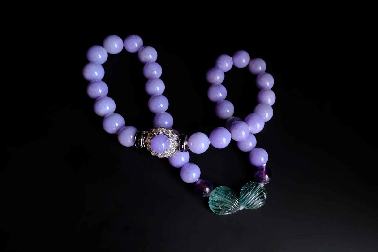 lavender jade bead necklace, purple jade bead necklace, art deco jade necklace, lavender jade beaded necklace, lavender jade jewelry, purple jade singapore, lavender jade singapore, jade bead necklace price, fine jade jewelry hong kong, jade jewellery singapore, Gem Gardener