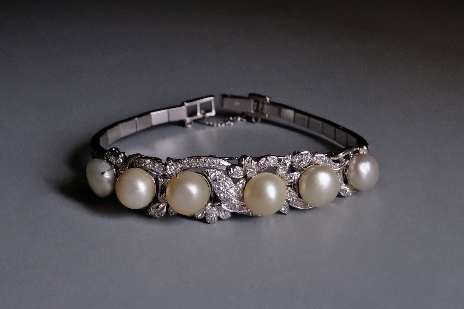 Antique Pearl Bracelet, antique pearl jewellery, vintage pearl bracelet gold, pearl diamond bracelet gold, straits chinese jewelry, straits chinese jewellery, art deco pearl bracelet, Gem Gardener