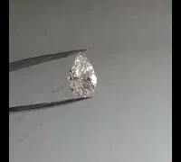 3ct pear cut faint brown diamond vs2 video