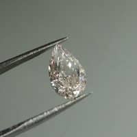 3ct Pear Cut Diamond, 3 ct pear shaped diamond, Toi et Moi Ring, toi et moi diamond ring, toi et moi ring singapore, light brown pear diamond, pear shaped diamond ring singapore, loose diamonds singapore Gem Gardener