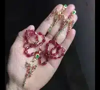 tutti frutti necklace earrings set video