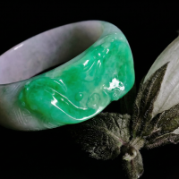 Carved Jade Bangle, green jade bangle price, vintage green jade bangle, carved green jadeite jade, jade bangle singapore, fine jade jewelry hong kong, jade jewellery shop singapore, Gem Gardener