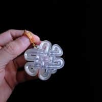endless knot jade, 盘长结, icy jade pendant, eternal knot jade, chinese endless knot, eternal knot jade jewelry, large white jade pendant, white jade pendant chinese, white jade singapore, jade jewellery singapore, Gem Gardener