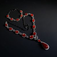 red jade necklace, icy red jade, icy red jadeite, red jade jewelry, red jadeite jade, red jade bracelet, natural red jade bracelet, fine jewelry jade necklace, jade jewelry singapore, Gem Gardener