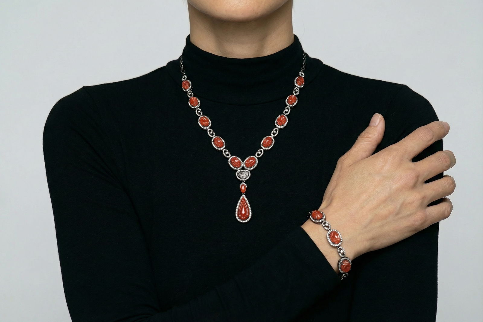 red jade necklace, icy red jade, icy red jadeite, red jade jewelry, red jadeite jade, red jade bracelet, natural red jade bracelet, fine jewelry jade necklace, jade jewelry singapore, Gem Gardener