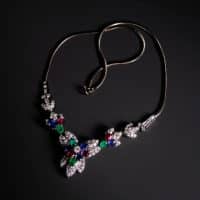 mixed gemstone necklace, mixed gem necklace, multi gemstone necklace in gold, big four gemstones, gemstone necklace ideas, gemstone necklace singapore, Gem Gardener