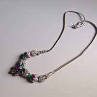 mixed gemstone necklace, mixed gem necklace, multi gemstone necklace in gold, big four gemstones, gemstone necklace ideas, gemstone necklace singapore, Gem Gardener
