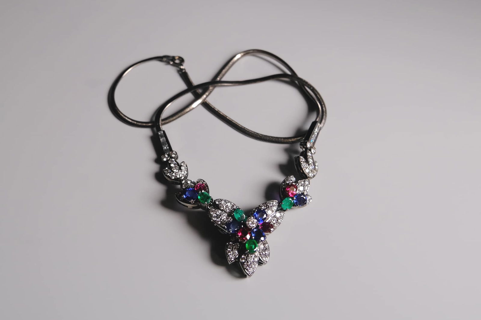 mixed gemstone necklace, mixed gem necklace, multi gemstone necklace in gold, big four gemstones, gemstone necklace ideas, gemstone necklace singapore, Gem Gardener