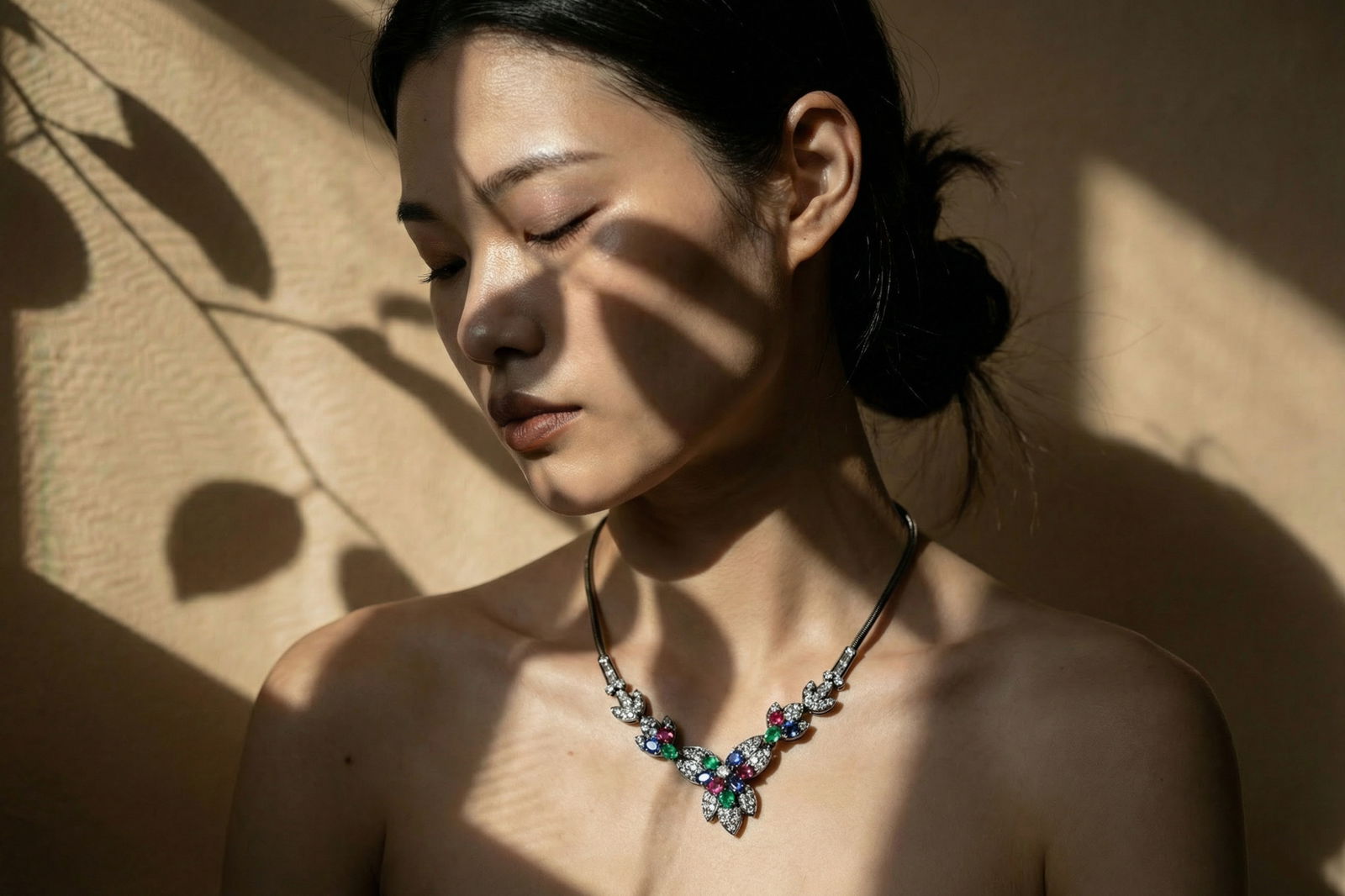 mixed gemstone necklace, mixed gem necklace, multi gemstone necklace in gold, big four gemstones, gemstone necklace ideas, gemstone necklace singapore, Gem Gardener