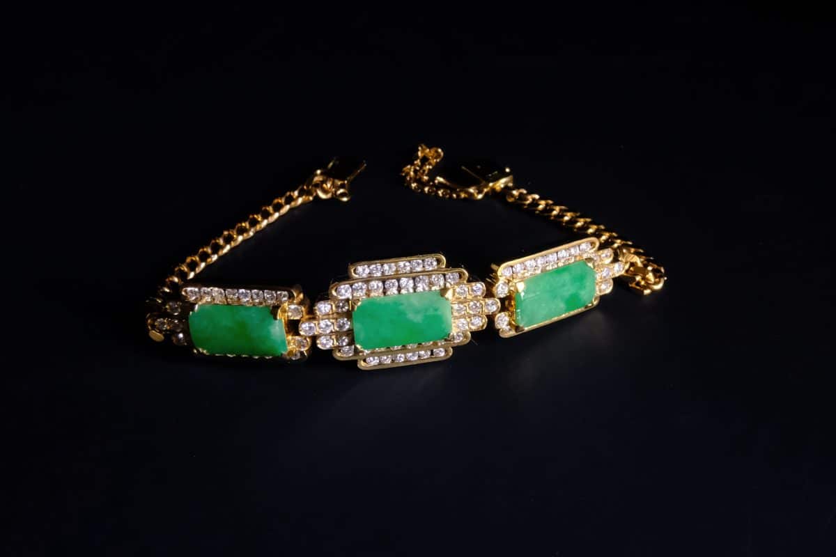 Yellow Gold Jade Bracelet, vintage jade bracelet bangle, antique jade jewelry, vintage jade jewelry for sale, jade jewellery singapore, peranakan bracelet, vintage carved jade bracelet, Gem Gardener