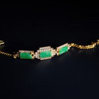 Yellow Gold Jade Bracelet, vintage jade bracelet bangle, antique jade jewelry, vintage jade jewelry for sale, jade jewellery singapore, peranakan bracelet, vintage carved jade bracelet, Gem Gardener