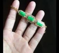 jade diamond bracelet 18k yellow gold video