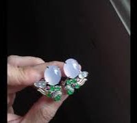 lavendar jade statement earrings video