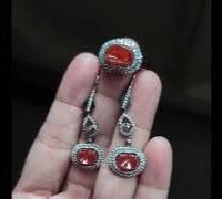 red jade ingots earrings ring set video