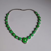 jade disc necklace, jade circle pendant necklace gold, jade pendant necklace singapore, jade necklace singapore, apple green jade necklace, jade and gold link necklace, vintage jade necklace gold, vintage jade jewelry for sale, antique jade jewelry, vintage jewelry singapore, Gem Gardener