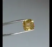 5ct square emerald cut yellow diamond video