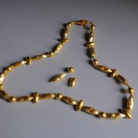 Handmade Gold Necklace, silver necklace gold plated, silver necklace artisan, handmade artisan jewelry, handmade gold necklace, pure silver necklace gold plated, handmade gold plated necklace, silver necklace singapore, Gem Gardener