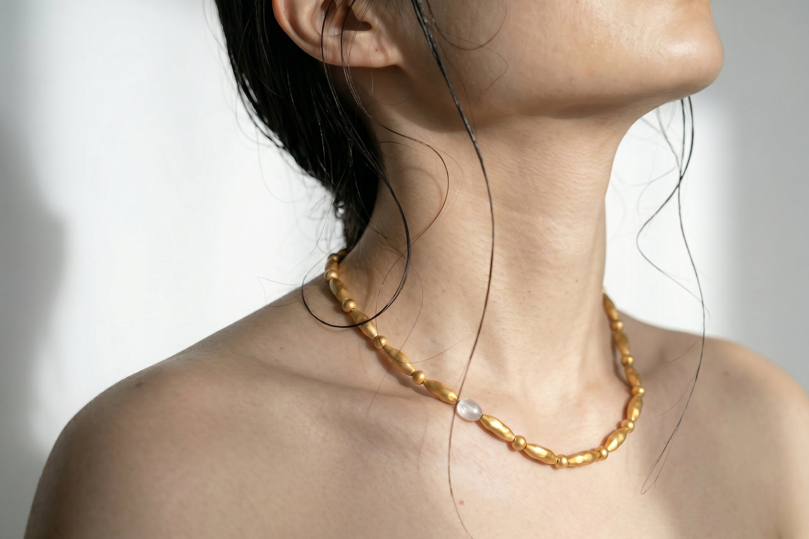 Handmade Gold Necklace, silver necklace gold plated, silver necklace artisan, handmade artisan jewelry, handmade gold necklace, pure silver necklace gold plated, handmade gold plated necklace, silver necklace singapore, Gem Gardener