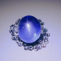 natural blue star sapphire stone, blue star sapphire stone, star sapphire stone ring, star sapphire singapore, blue star sapphire loose stone, large blue star sapphire, ceylon star sapphire, Gem Gardener