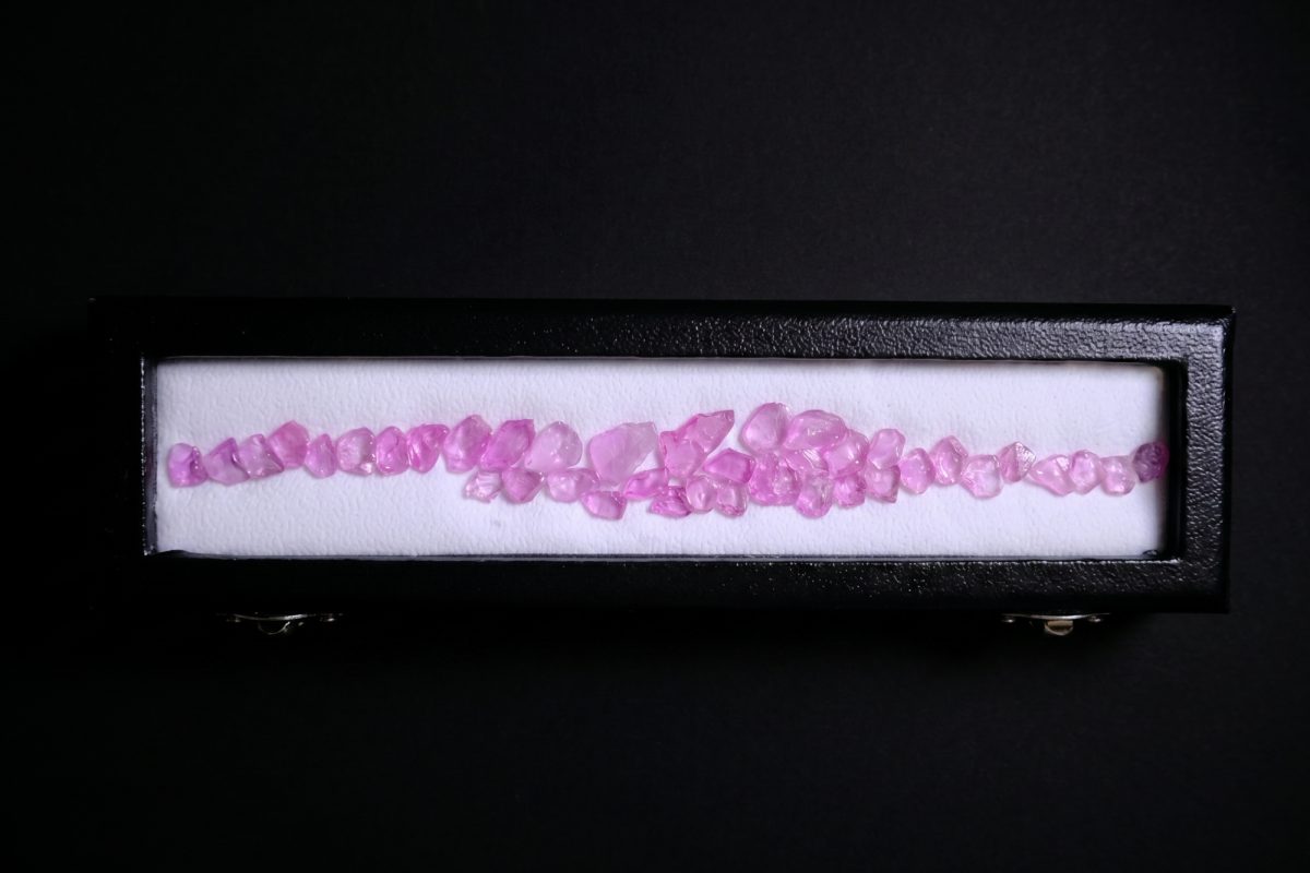 pink sapphire necklace, freeform sapphire, pink sapphire price, sapphire rough cut, pink sapphire singapore, loose pink sapphires for sale, Gem Gardener