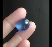 blue star sapphire cabochon video
